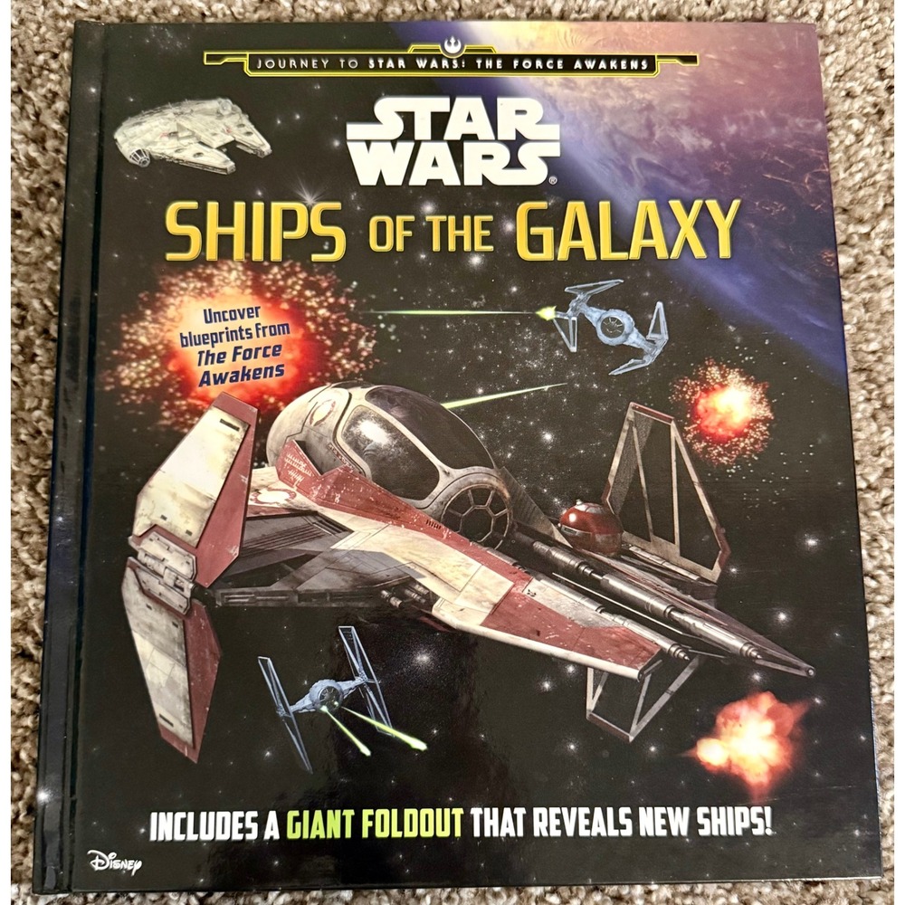 Star Wars Ships of the Galaxy Hardcover Book Foldout Guide